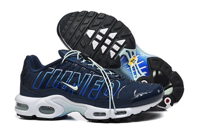 Men's Hot sale Running weapon Air Max TN1 Back/Blue Shoes 070